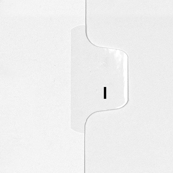 I - Avery Style Letter Size Side Tab Legal Indexes - 25/Pk