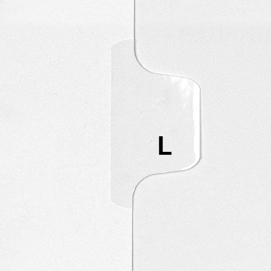 L - Avery Style Letter Size Side Tab Legal Indexes - 25/Pk