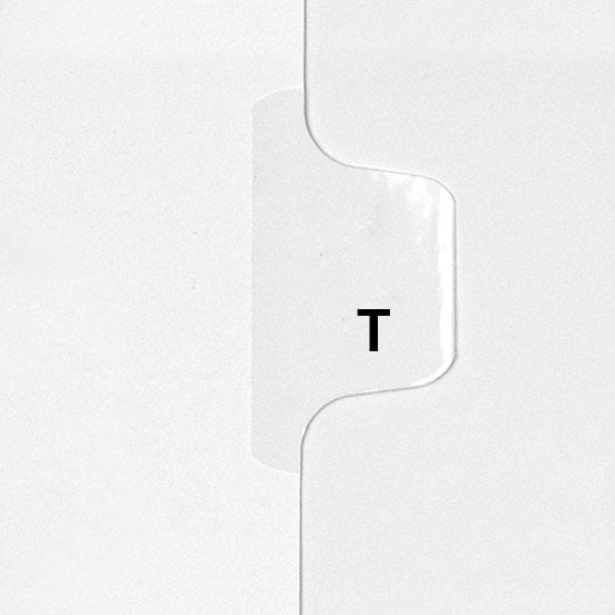 T - Avery Style Letter Size Side Tab Legal Indexes - 25/Pk