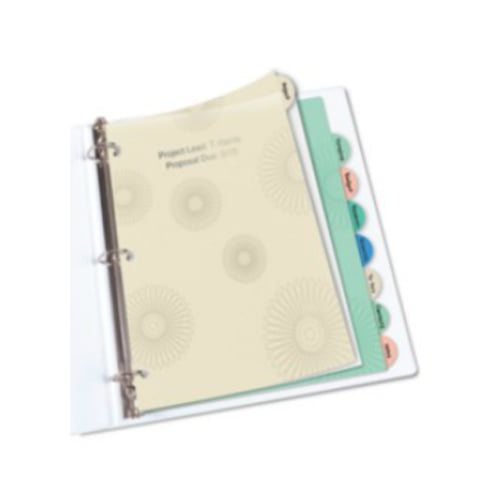 Avery Studio Collection Multicolor 8-Tab Durable Write-On Dividers - 1 Set