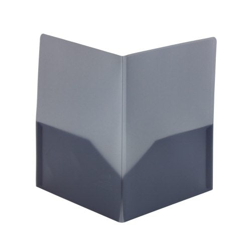 Avery Title Pocket Folder Gray (4pk) - 47816