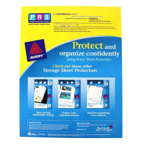 Avery Trading Card Pages 10pk - 76016 - Clearance Sale