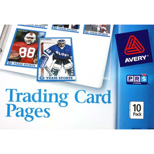 Avery Trading Card Pages 10pk - 76016 - Clearance Sale