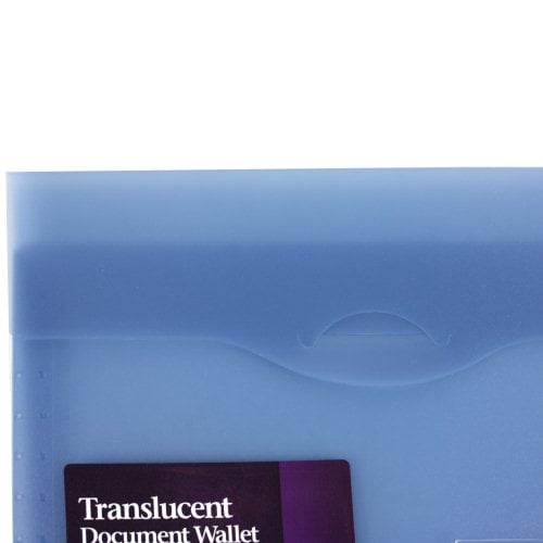 Avery Translucent Document Wallet Light Blue (1pk) - 72279
