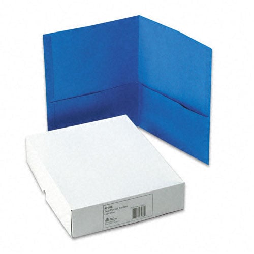 Avery Light Blue Two-Pocket Folder 25pk - 47986 - Clearance Sale