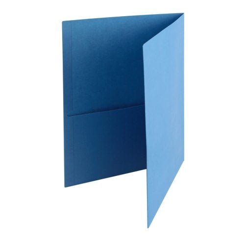 Avery Light Blue Two-Pocket Folder 25pk - 47986 - Clearance Sale