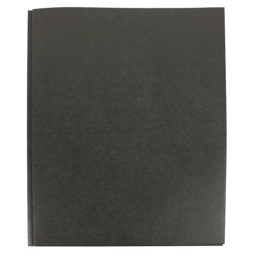 Avery Two Pocket Folder with Fasteners Black 25pk - 47978