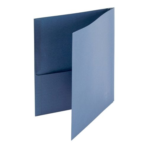 Avery Two Pocket Folder with Fasteners Dark Blue 25pk - 47975
