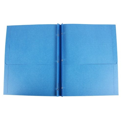 Avery Two Pocket Folder with Fasteners Light Blue 25pk - 47976 - Clearance Sale