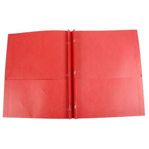Avery Two Pocket Folder with Fasteners Red 25pk - 47979 - Clearance Sale