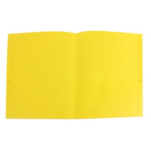 Avery Yellow Two-Pocket Folder 25pk - 47992 - Clearance Sale