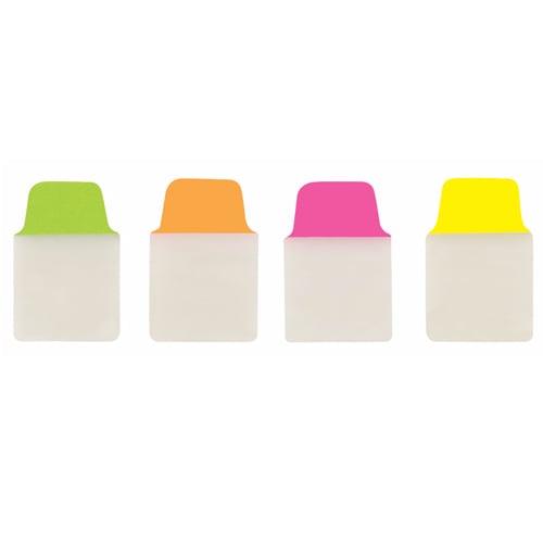 Avery UltraTabs 1" x 1-1/2" Neon Colored Repositionable 2-Sided Writable Mini Tabs 80pk - 74762  - Clearance Sale
