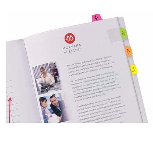 Avery UltraTabs 1" x 1-1/2" Neon Colored Repositionable 2-Sided Writable Mini Tabs 80pk - 74762  - Clearance Sale