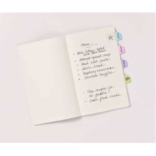 Avery UltraTabs 1" x 1-1/2" Pastel Colored Repositionable 2-Sided Writable Mini Tabs 40pk - 74761
