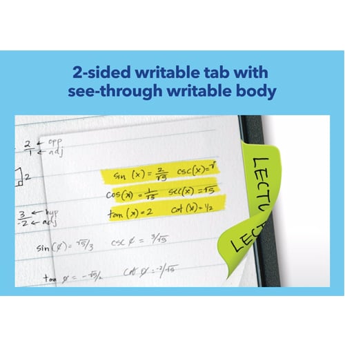 Avery UltraTabs 1" x 1-1/2" Primary Colored Repositionable 2-Sided Writable Mini Tabs 80pk - 74763  - Clearance Sale