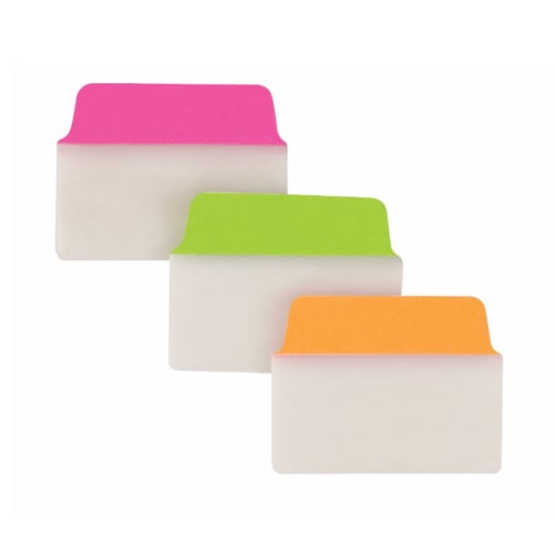 Avery UltraTabs 2" x 1-1/2" Neon Colored Repositionable 2-Sided Writable Tabs 48pk - 74756 - Clearance Sale