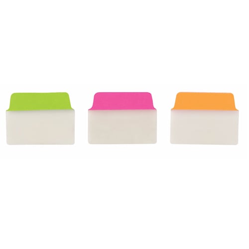 Avery UltraTabs 2" x 1-1/2" Neon Colored Repositionable 2-Sided Writable Tabs 48pk - 74756 - Clearance Sale