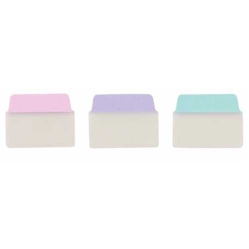 Avery UltraTabs 2" x 1-1/2" Pastel Colored Repositionable 2-Sided Writable Tabs 48pk - 74758