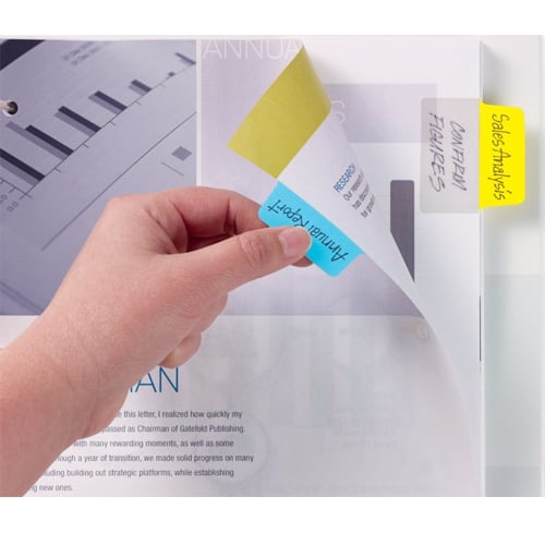 Avery UltraTabs 2" x 1-3/4" Primary Colored Repositionable 2-Sided Writable Big Tabs 20pk - 74765