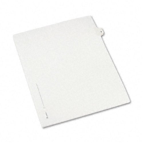 Avery V Individual Legal Index Avery Style Dividers - 01422