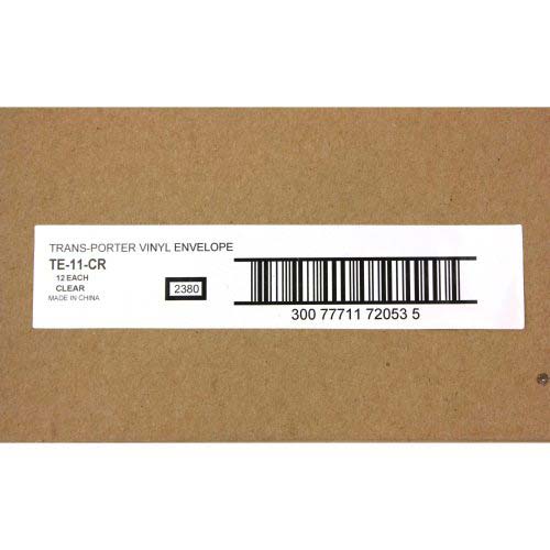 Avery Vinyl File Envelope 12-7/8" x 9-7/8" Clear 1pk - 72053