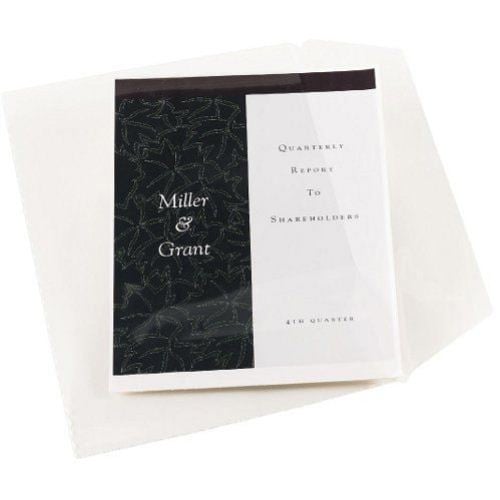 Avery Vinyl File Envelope 12-7/8" x 9-7/8" Clear 1pk - 72053