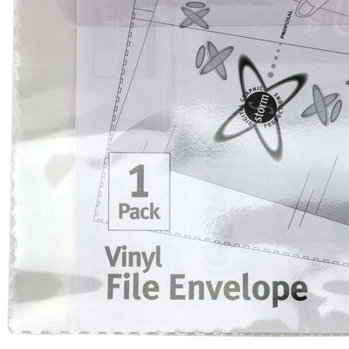 Avery Vinyl File Envelope 12-7/8" x 9-7/8" Clear 1pk - 72053