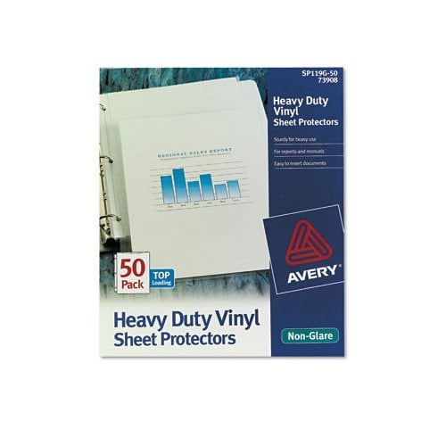 Avery Vinyl Sheet Protectors Letter Non-Glare ( 50pk) - 73908