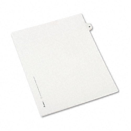 Avery W Individual Legal Index Avery Style Dividers - 01423