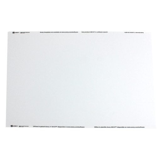 Avery White Binder Spine Inserts