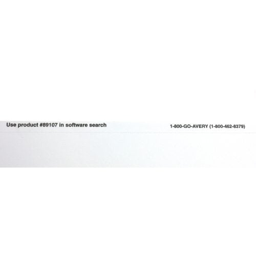 Avery White Binder Spine Inserts