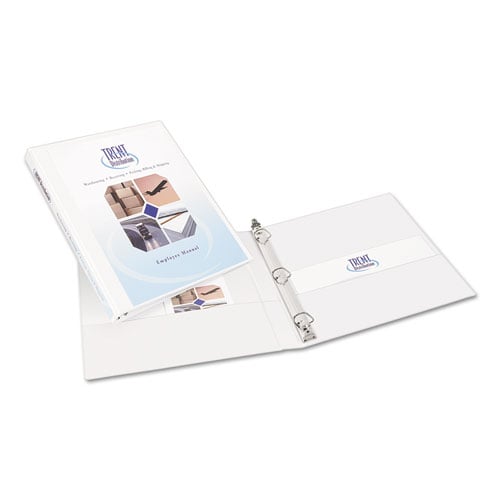 Avery White Durable Slant Ring View Binders