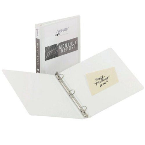 Avery White Economy View Round Ring Binders