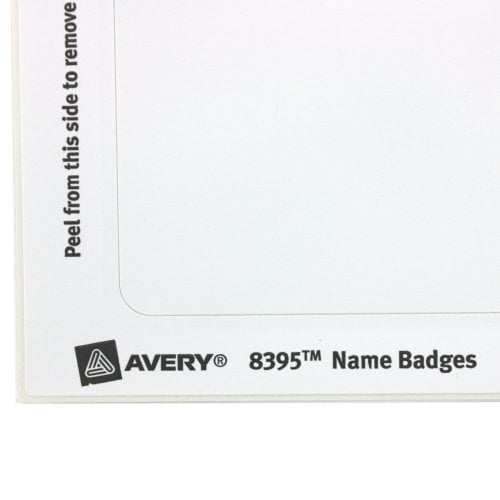 Avery White Name Badge Labels