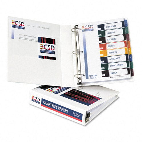 Avery White One Touch Heavy Duty EZD View Binders