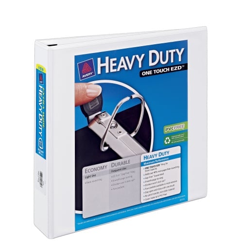 Avery White One Touch Heavy Duty EZD View Binders