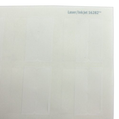 Avery White Printable Repositional Plastic Tabs 1pk 80pk - 16282