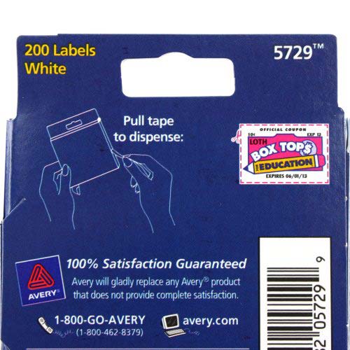 Avery White Self-Adhesive Hole Reinforcements