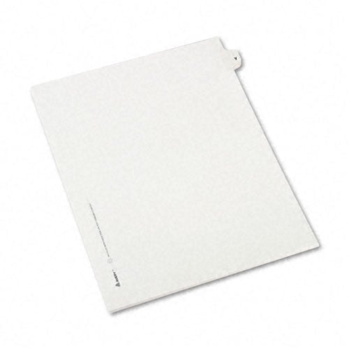 Avery Y Individual Legal Index Avery Style Dividers - 01425