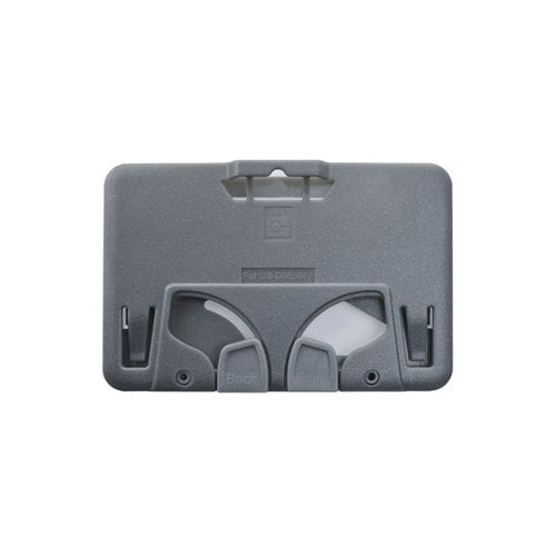 B-Holder 3-Card Rigid Plastic Horizontal ID Badge Holders - 50pk