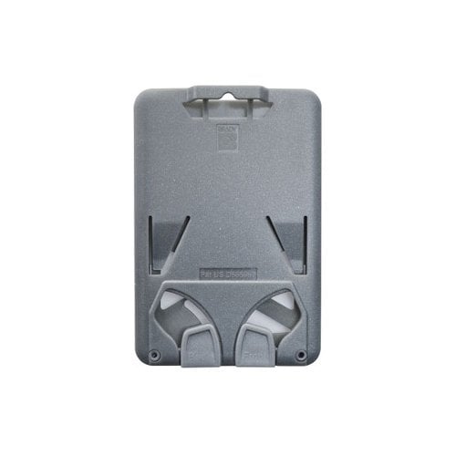 B-Holder 3-Card Rigid Plastic Vertical ID Badge Holders - 50pk