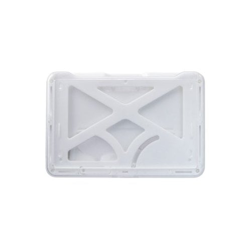 B-Holder 3-Card Rigid Plastic Horizontal ID Badge Holders - 50pk