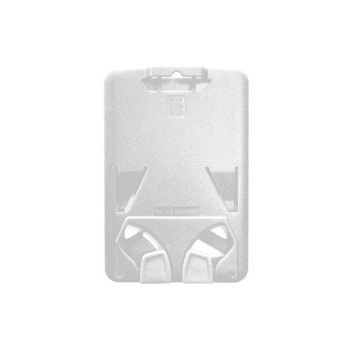 B-Holder 3-Card Rigid Plastic Vertical ID Badge Holders - 50pk