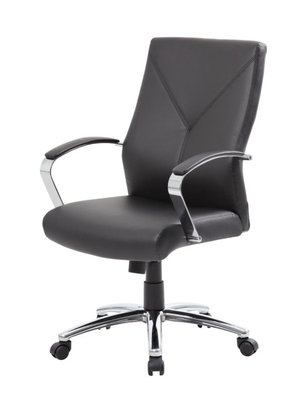 Boss LeatherPlus Executive Office Chair - B10101-BK