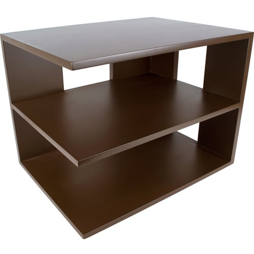 Victor Desktop Corner Shelf (Mocha Brown) - B1120