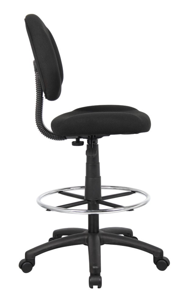 Boss Ergonomic Adjustable Drafting Chair - B1615-BK