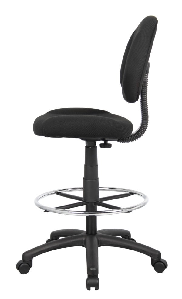 Boss Ergonomic Adjustable Drafting Chair - B1615-BK