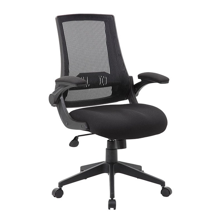 Boss Flip-Arm Office Chair - B6776-BK