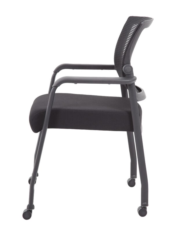 Boss Rolling Mesh Armchair - B6889R-BK