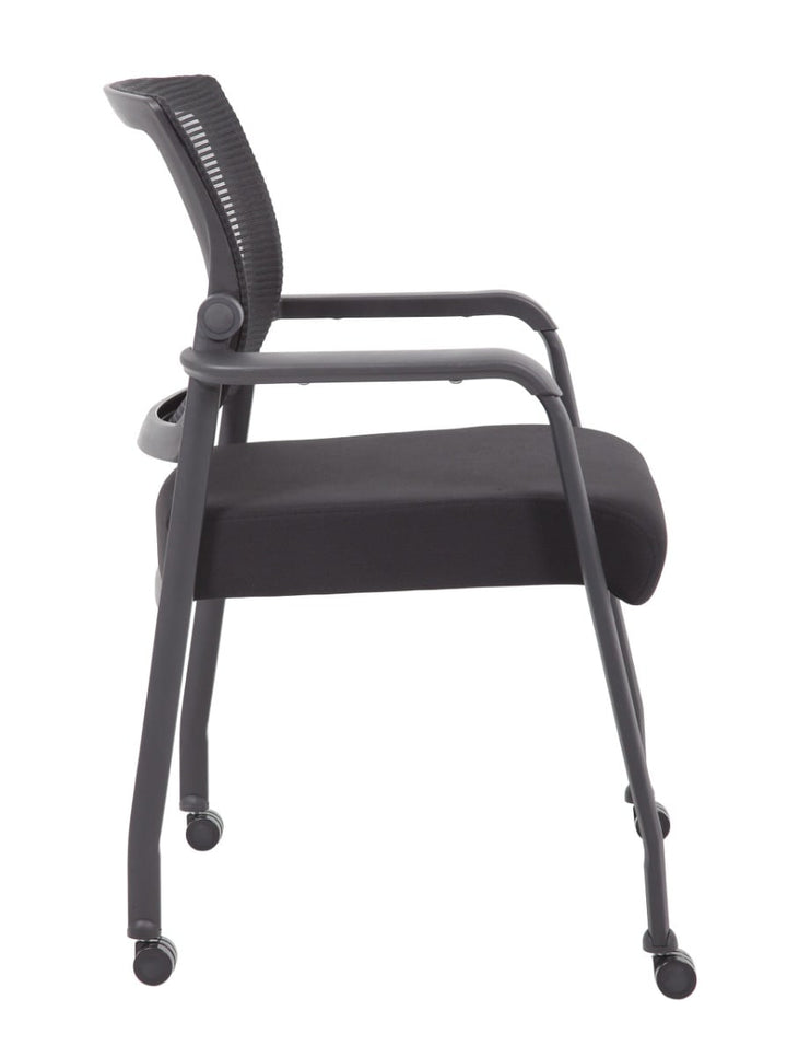 Boss Rolling Mesh Armchair - B6889R-BK